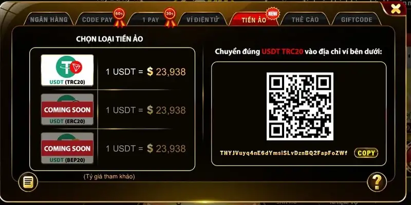 Nạp tiền Top88 – Hướng dẫn lên điểm tài khoản cổng game 15 Nạp tiền Top88 – Hướng dẫn lên điểm tài khoản cổng game