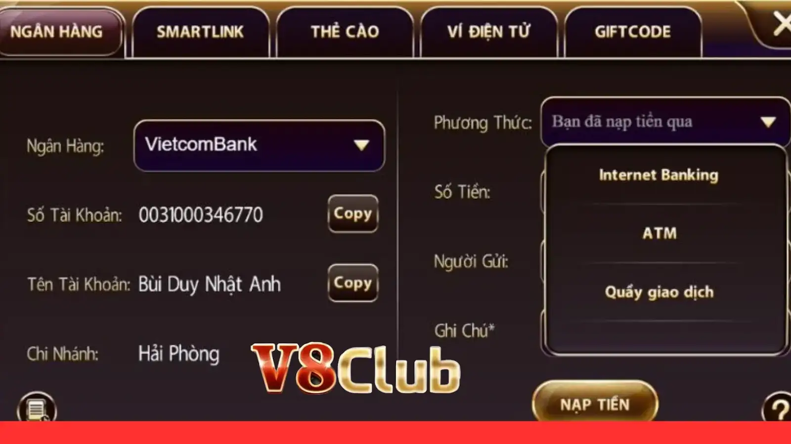 Nạp Tiền V8club – Bước Quan Trọng Để Mở Khóa Trải Nghiệm 13 Nạp Tiền V8club – Bước Quan Trọng Để Mở Khóa Trải Nghiệm