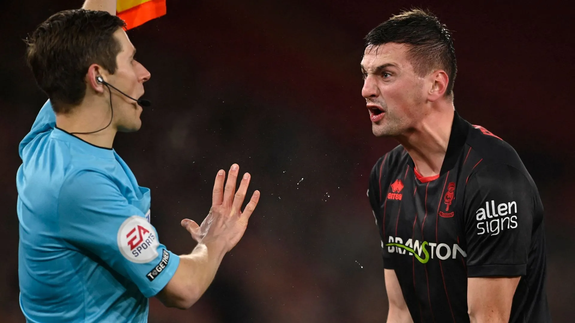 Paudie O'Connor trong màu áo Lincoln City.
