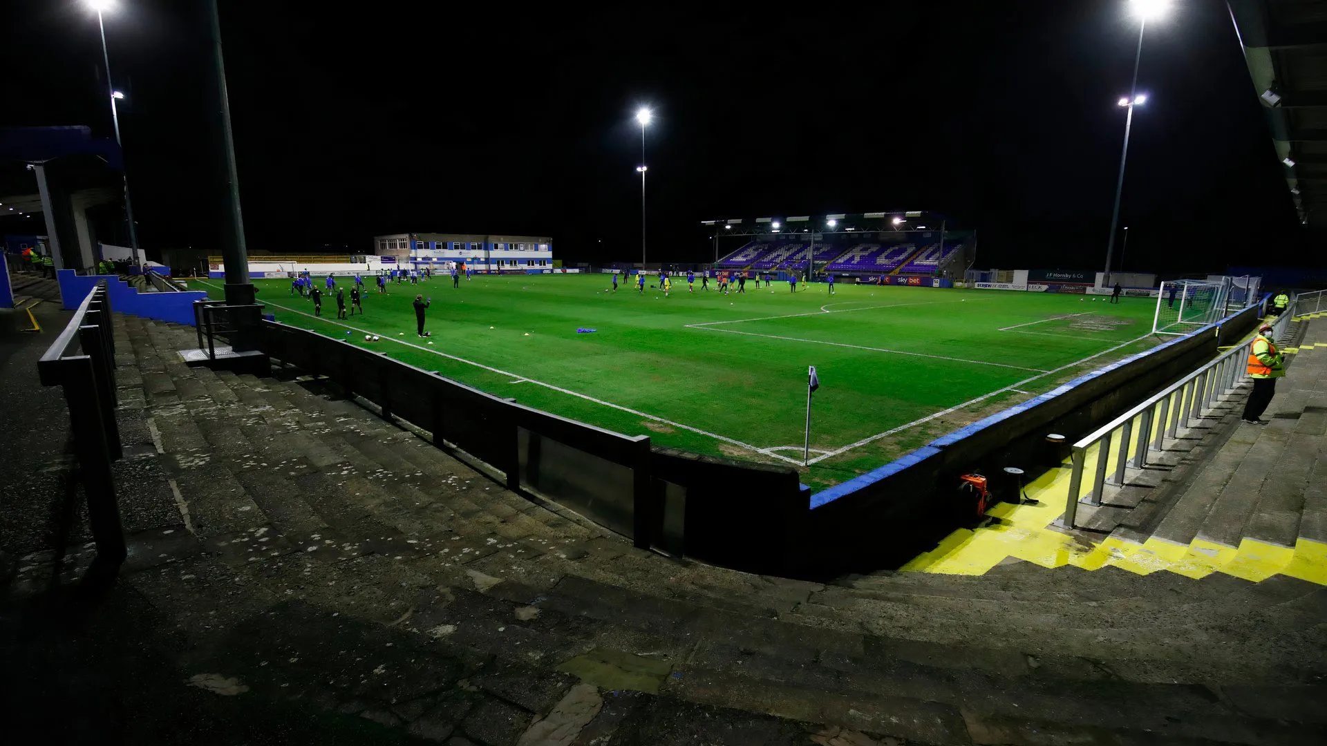 Sân vận động của Barrow AFC, nơi thể hiện tinh thần quyết tâm ở League Two.