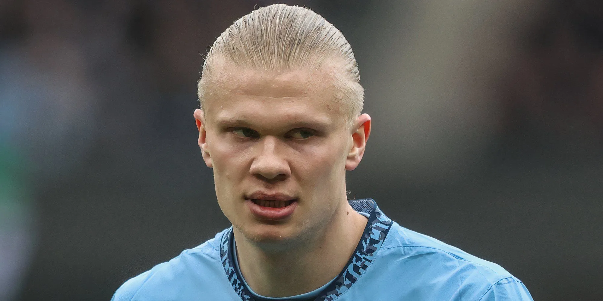 Tiền đạo Erling Haaland của Manchester City, người dẫn dắt đội giành cú ăn ba và về nhì Quả bóng vàng 2023