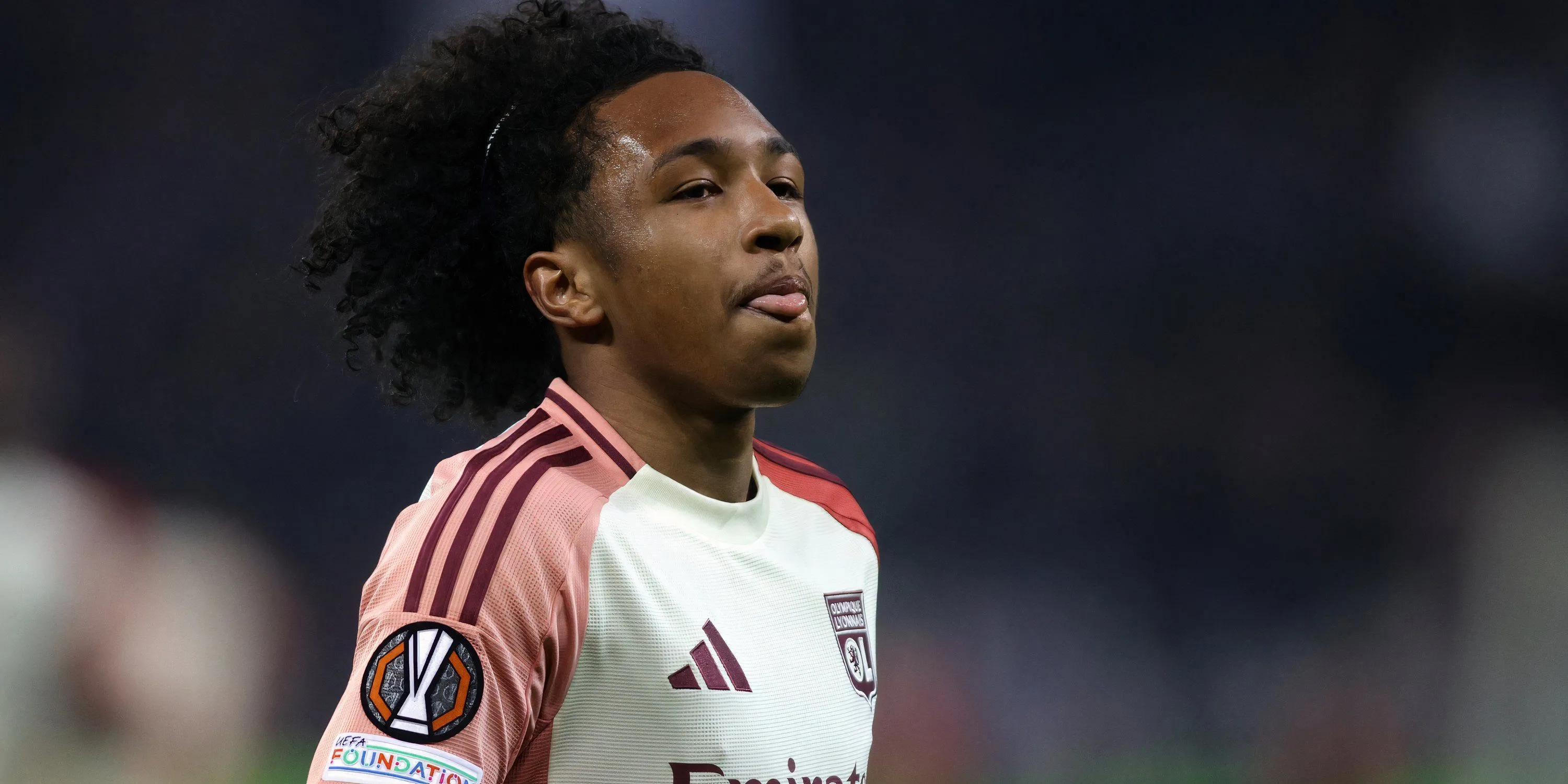 Cầu thủ chạy cánh Malick Fofana của Lyon, mục tiêu chuyển nhượng của Liverpool