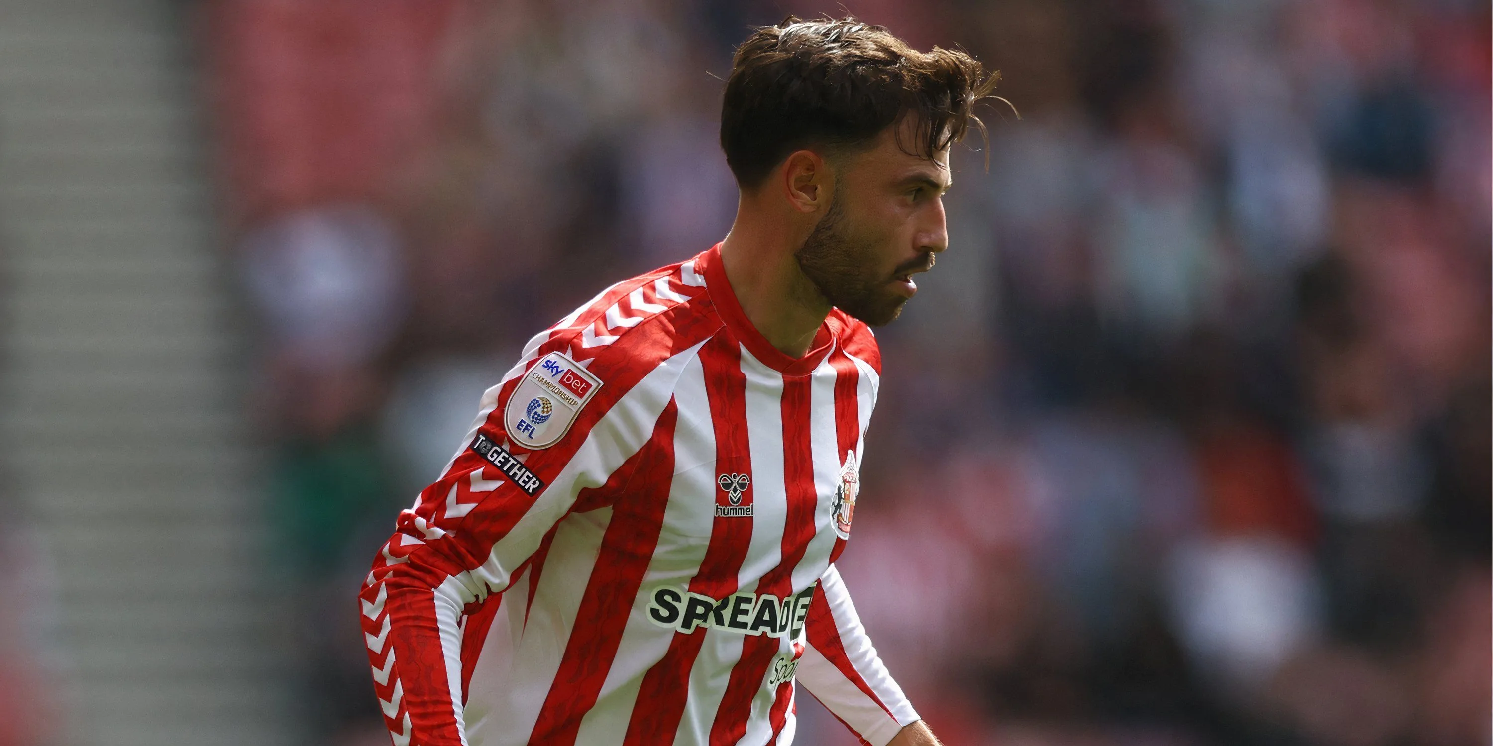 Cầu thủ chạy cánh Patrick Roberts của Sunderland