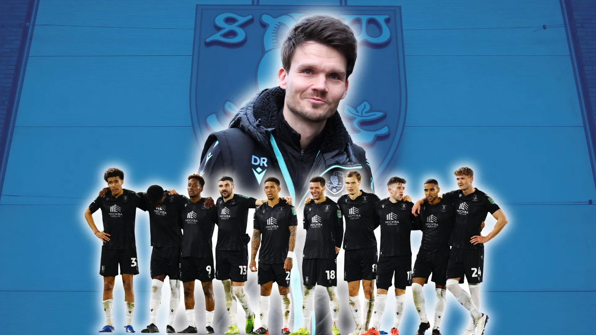 Huấn luyện viên Danny Rohl cùng các cầu thủ Sheffield Wednesday trong buổi tập, đối mặt với tương lai bất ổn của đội bóng