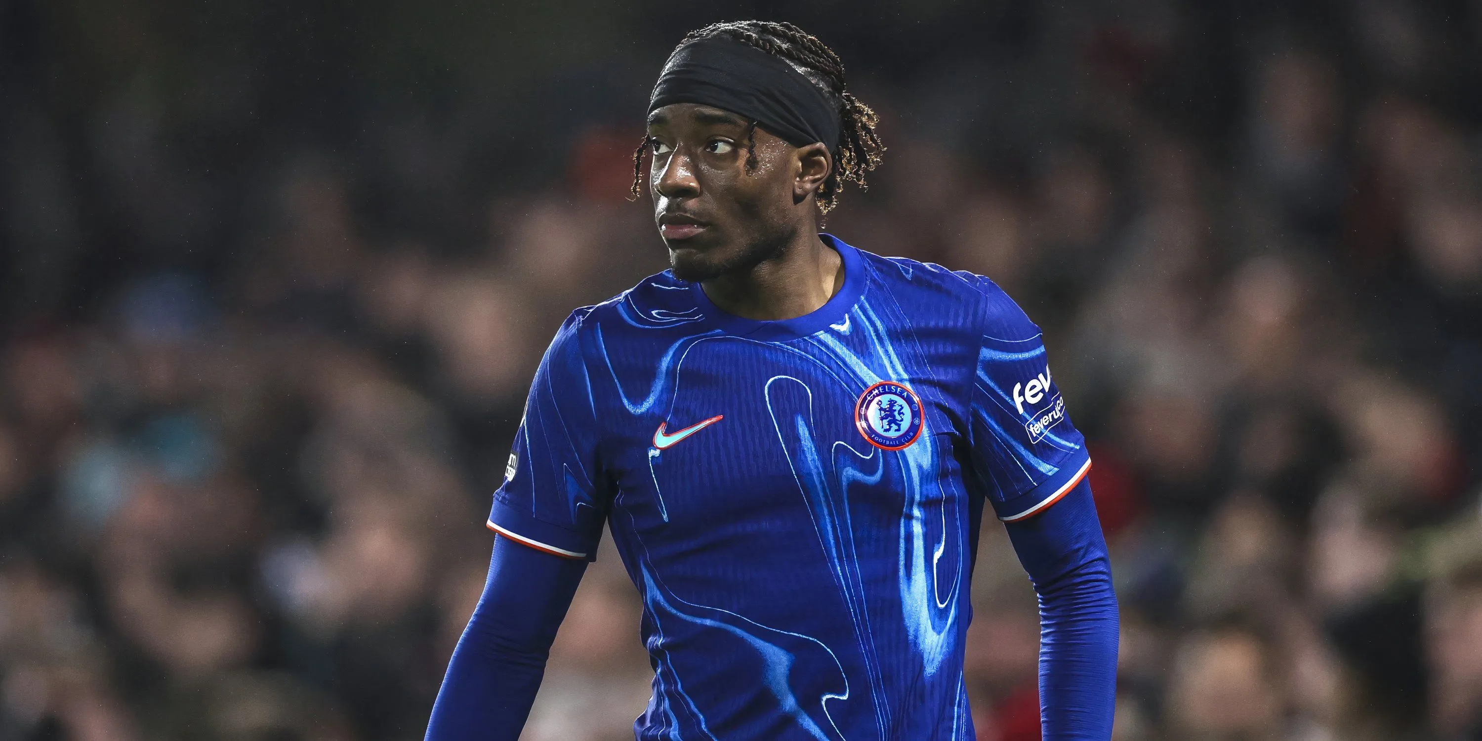 Noni Madueke trong một pha bóng khi còn thi đấu cho Chelsea