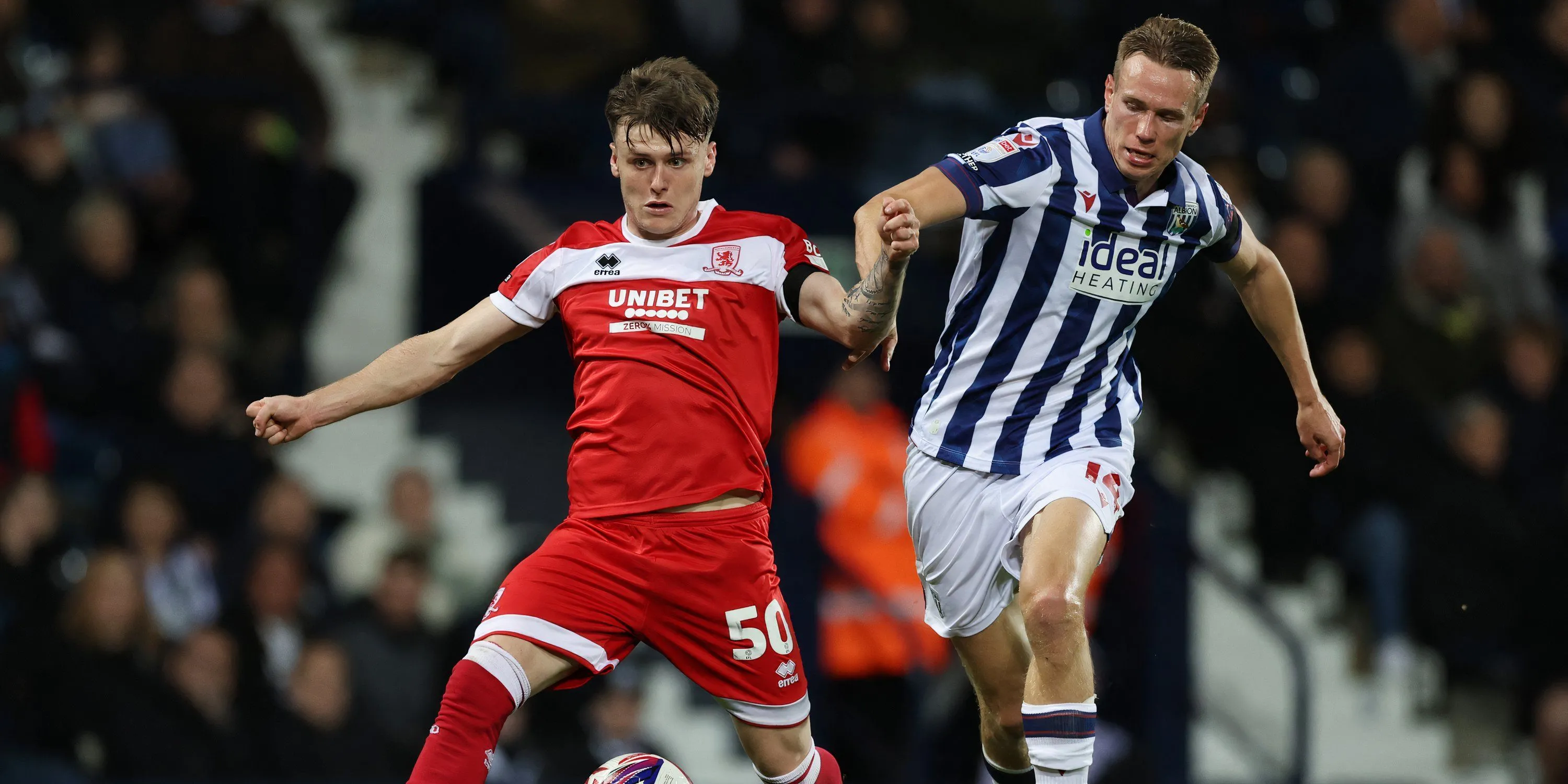 Tiền vệ Ben Doak trong màu áo Middlesbrough thể hiện phong độ ấn tượng mùa giải trước