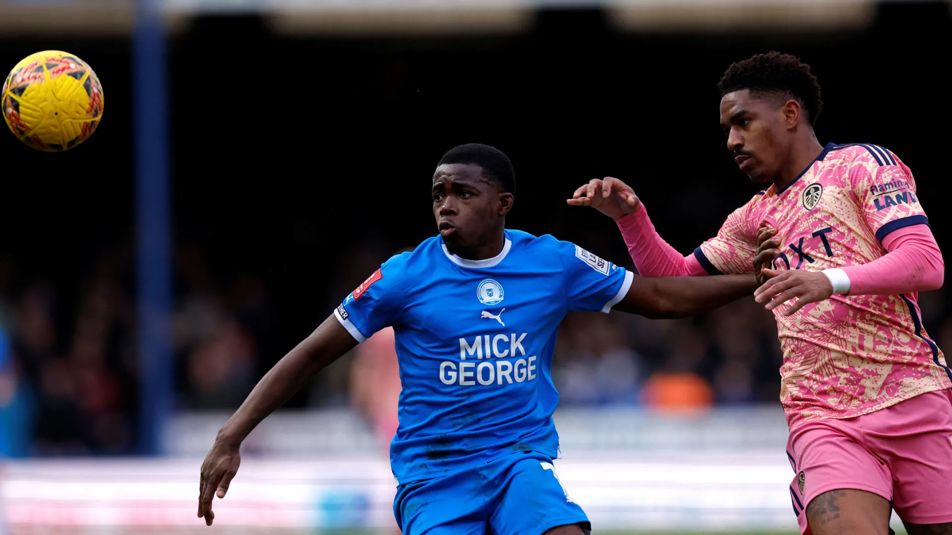 Tiền vệ tấn công Kwame Poku trong màu áo Peterborough United