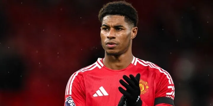 Marcus Rashford, ngôi sao tiền đạo người Anh trong màu áo Manchester United