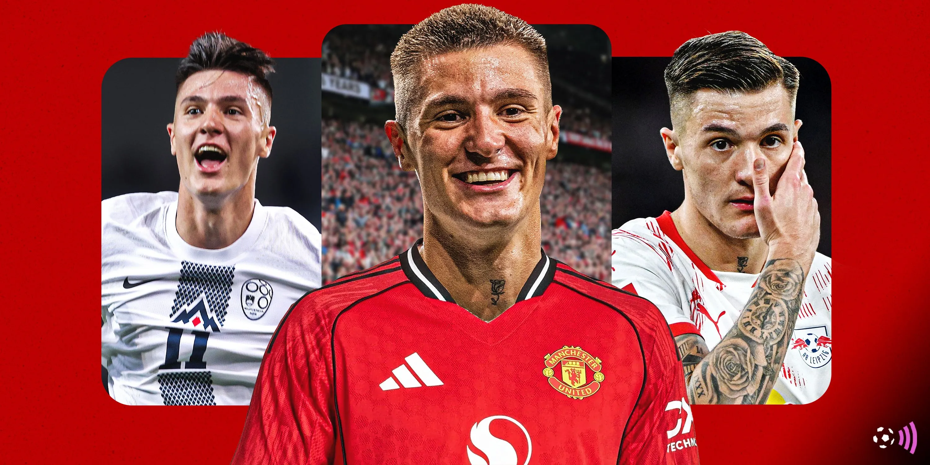 Tiền đạo trẻ Benjamin Sesko trong màu áo Manchester United tại Premier League