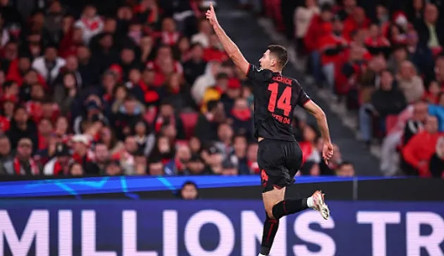 Schick ghi bàn với cú đánh đầu cấn thành - bàn thắng duy nhất của trận